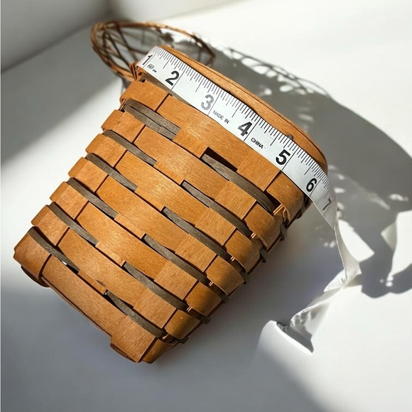 🌻VINTAGE Small Longaberger Wooden Woven Basket - Picture 9 of 13